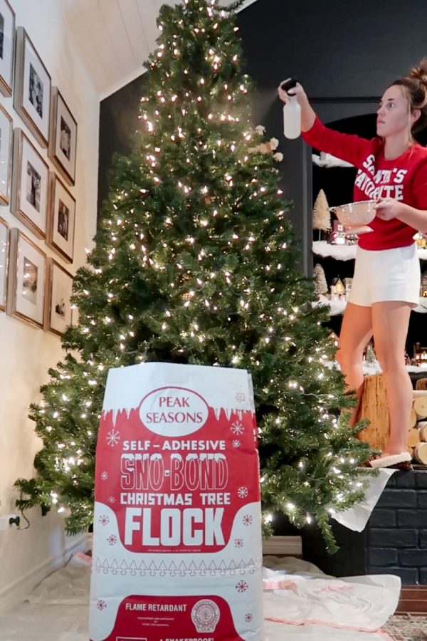 How to Flock Your Christmas Tree Kristyn Cole
